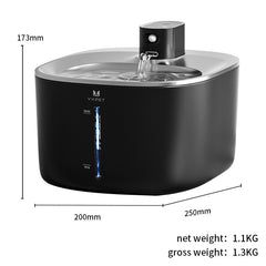 Stainless Steel Pet Water Dispenser (One Set)