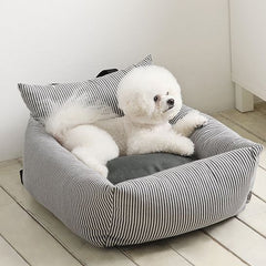 Portable Car Dog Bed with Safety Seat for Pets