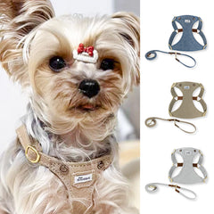 Luxury Lightweight Dog Harness and Leash Set