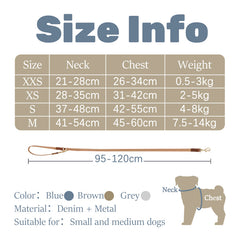 Luxury Lightweight Dog Harness and Leash Set